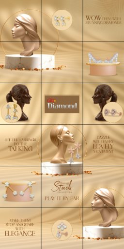 Diamond Ear studs copy
